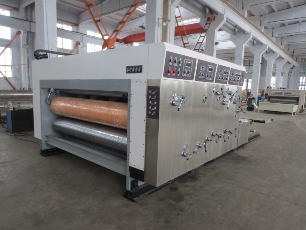 Corrugated board flexo printing machine