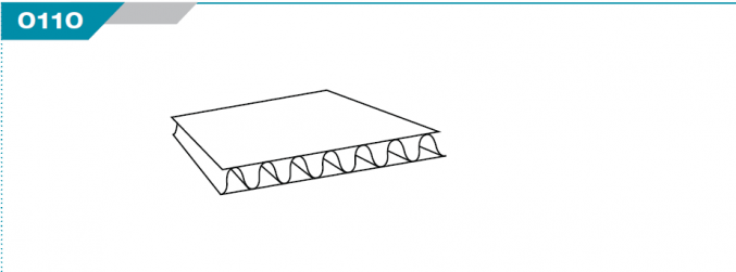 Single wall corrugated cardboard-3 ply corrugated sheet