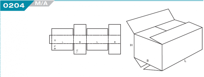 0204 Center Special Slotted Container (CSSC)