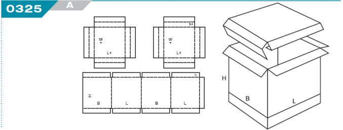 0325 Interlocking Double Cover Container (IC)