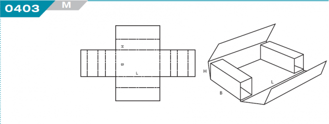 0403 One Piece Folder with Air Cell/End Buffers, Protect All or Bookwrap 