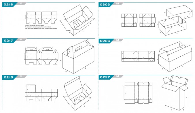 Carton and Box with Die cutting machine