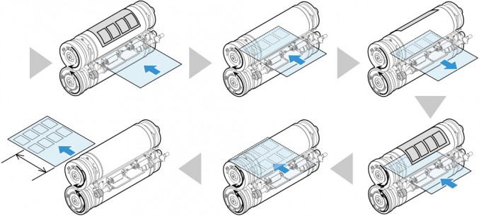 Rotary die cutting machine for corrugated carton and box